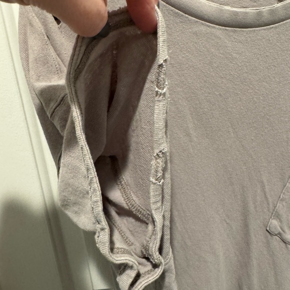 We The Free Distressed Gray Top Size L - Picture 9 of 12